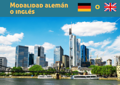 Viaje inmersión lingüistica Frankfurt en inglés o alemán
